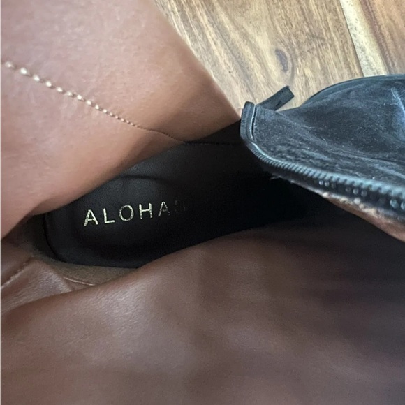 Alohas south black suede boots 38 US 8 - Picture 7 of 10